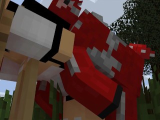 Minecraft cum in belly [Sebie X Mooshroom]