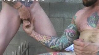 FTM Porn star Buck Angel gets fucked by Hot Tattooed Muscle Guy